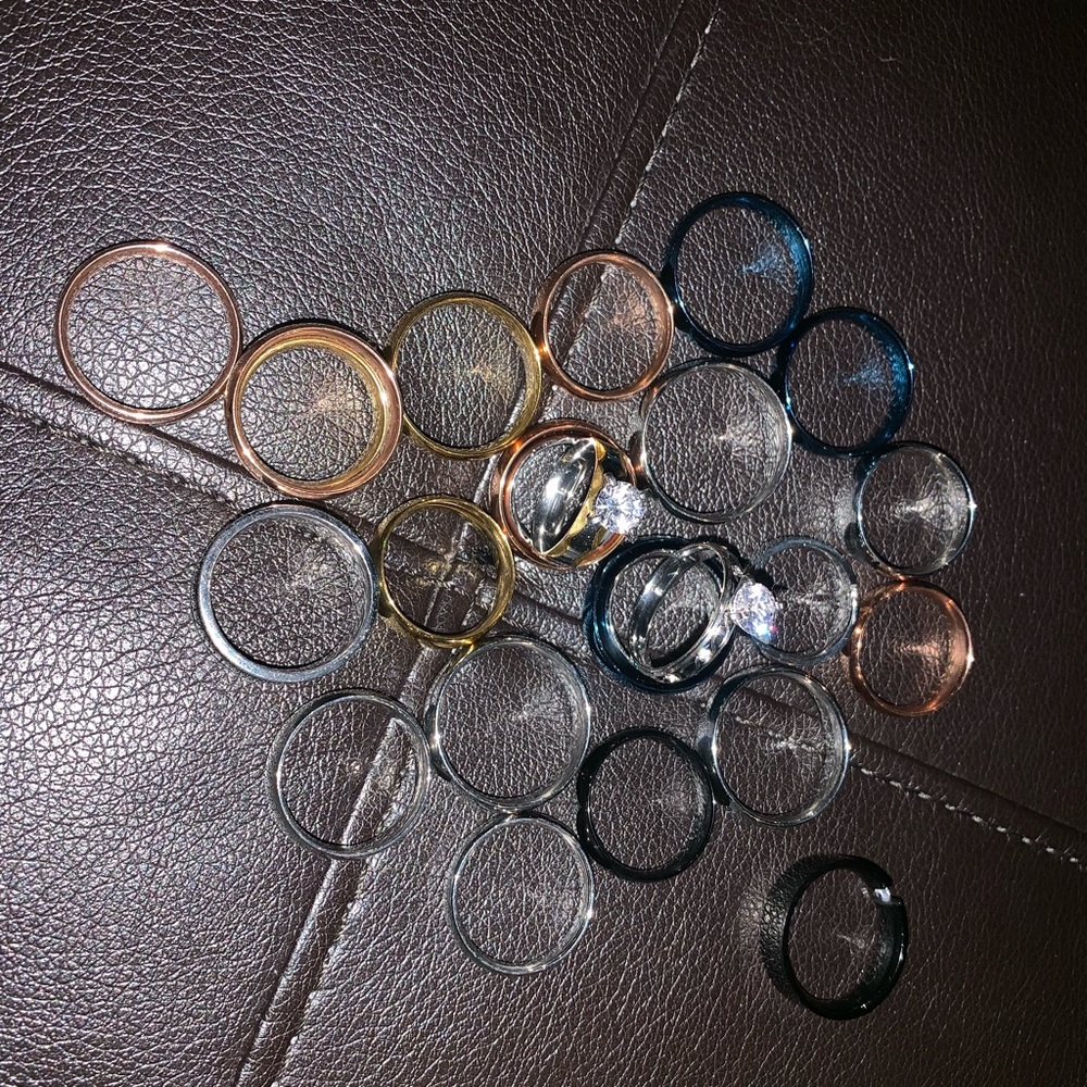 Steel rings 10pcs